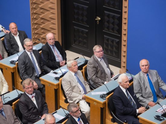 XIII Riigikogu ja 20. Augusti Klubi pidulik ühisistung